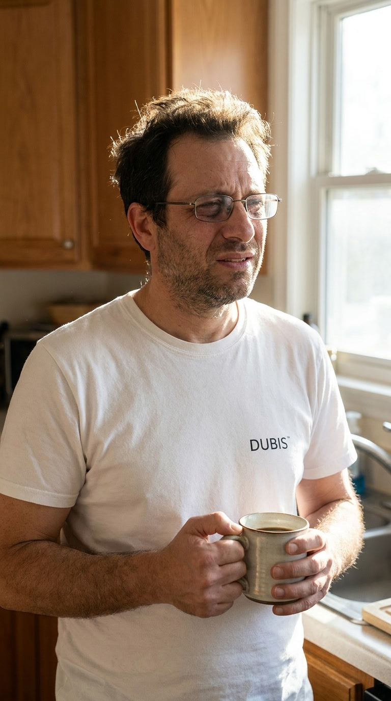 I am ALLERGIC to mornings — DUBIS t-shirt