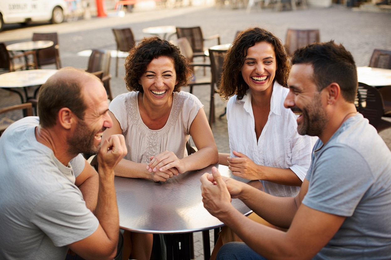 Real DUBIS people - friends group photo